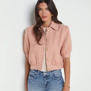 L'Agence Cove Jacket Dusty Rose NWT